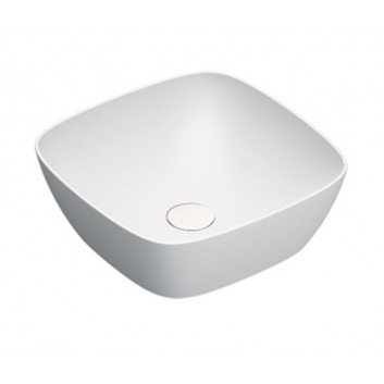 Recessed washbasin Catalano Green Lux, 60x40cm, without overflow, white satynowy