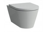 Bowl wall-hung Laufen Kartell by Laufen, 54,5x37cm, rimless, szary mat