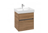 Cabinet vanity Villeroy&Boch Collaro, 510x414mm, 2 szuflady, Oak Kansas