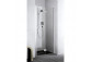 Door left for recess installation Kermi Liga, folding, 120cm, profil silver high gloss