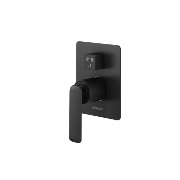 Bath tap Kohlman Experience, concealed, 3 wyjścia wody, black mat