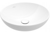 Countertop washbasin Villeroy & Boch Loop & Friends, round, 38cm, z overflow, Weiss Alpin CeramicPlus