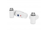 Set thermostatic z trójnikiem Integra Instal Projekt Z16 osiowy, lewy (do instalacji pex) - white