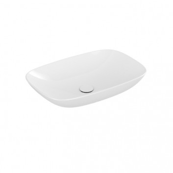 Countertop washbasin Villeroy & Boch Loop & Friends, 62x42cm, z overflow, Weiss Alpin CeramicPlus