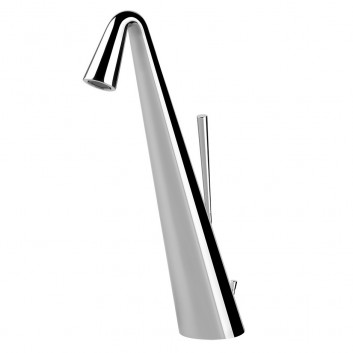 Washbasin faucet Gessi Cono, standing, height 328mm, korek automatyczny, chrome