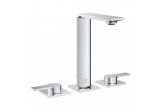 3-hole washbasin faucet Grohe Allure, standing, height 228mm, korek automatyczny, chrome