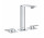 3-hole washbasin faucet Grohe Allure, standing, height 228mm, korek automatyczny, chrome