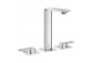 Washbasin faucet Grohe Allure, standing, height 377mm, obrotowa spout, korek klik-klak, brushed cool sunrise