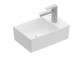 Countertop washbasin Villeroy&Boch Momento 2.0, 40x26cm, rectangular, without overflow, battery hole, Weiss Alpin