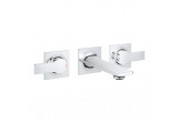 3-hole washbasin faucet Grohe Allure, concealed, spout 150mm, chrome