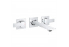 3-hole washbasin faucet Grohe Allure, concealed, spout 208mm, chrome