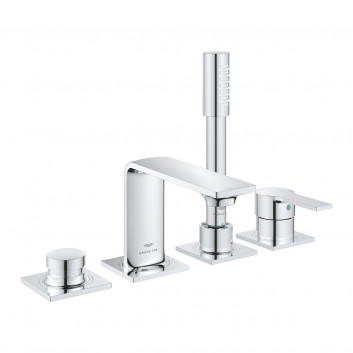 5-hole bath mixer Grohe Allure, 2 wyjścia wody, spout 143mm, chrome