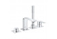 5-hole bath mixer Grohe Allure, 2 wyjścia wody, spout 143mm, chrome