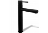 Washbasin faucet Rea Tess Black, standing tall, spout 170mm, black mat