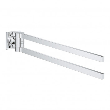 Hanger double Grohe Allure, 46cm, wall mounted, obracany, chrome