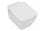 Wall-hung wc WC Ideal Standard Strada II AquaBlade®, 36,5x54,5 cm, white + soft-close WC seat