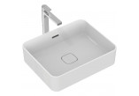Countertop washbasin with tap hole, Ideal Standard Strada II, 60 cm - white