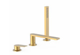 Mixer bath-shower Tres Project 3-hole gold matt