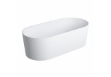 Omnires bathtub freestanding, 160 x 75 cm white mat