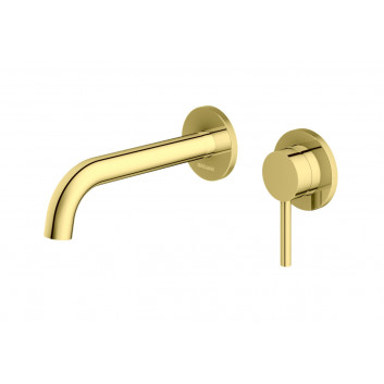 Washbasin faucet Kohlman Axel Gold, standing, tall - złota błyszcząca