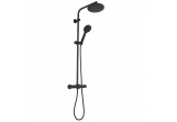 Thermostatic Shower set Rea Bliss Black, wall mounted, 2 wyjścia wody, black