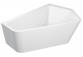 Corner bathtub Duravit Paiova 5, 190x140cm, right, acrylic, bezszwowa obudowa, white alpin