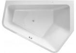 Corner bathtub Duravit Paiova 5, 190x140cm, right, acrylic, bezszwowa obudowa, white alpin