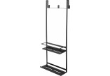 Shelf wall hanging na kabinę shower Deante Mokko, 76x30cm, nero