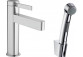 Washbasin faucet Hansgrohe Finoris, standing, height 182mm, z główką Bidette i wężem 160cm, chrome