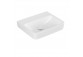 Wall-hung washbasin Villeroy & Boch O.novo, 55x46cm, z overflow, battery hole, Weiss Alpin AntiBac CeramicPlus