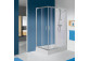 Square shower cabin Sanplast Classic KT/DJ-c-80, 80x80cm, hinge trzpieniowy, white profile