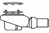 Opdływ Villeroy & Boch Tempoplex Plus Compact, 90mm, chrome