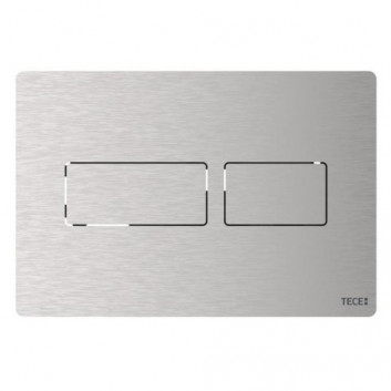 TECEsolid - flushing plate do WC z metalu, stainless steel szczotkowana