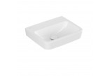 Wall-hung washbasin Villeroy & Boch O.novo, 45x37cm, z overflow, without tap hole, Weiss Alpin