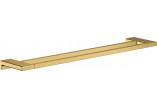 Double towel rail Hansgrohe AddStoris, wall mounted, 648mm, gold optyczny polerowany