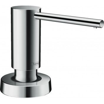 Soap dispenser Hansgrohe A51, Capacity 500 ml, montaż na blacie - stainless steel,