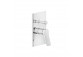 Mixer shower Gessi Rilievo, concealed, single lever, component wall mounted, chrome