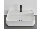 Countertop washbasin/hanging Cielo Shui Comfort, 60x43cm, without overflow, battery hole, talco