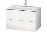 Cabinet vanity Duravit L-Cube, hanging 820 x 481 mm - white, high gloss