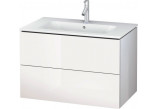 Cabinet vanity Duravit L-Cube, hanging, white, high gloss