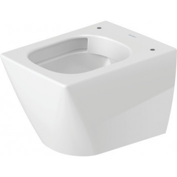 Wall-hung wc WC Duravit ME by Starck Compact, 48x36cm, Rimless, bez rantu, fixing Durafix, white