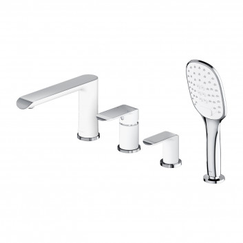 Bath tap Omnires Sacramento, wall mounted, 2 wyjścia wody, spout 179mm, chrome