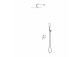 Shower system Omnires Sacramento, wall mounted, 2 wyjścia wody, overhead shower 25x25cm, handshower 3-functional, chrome