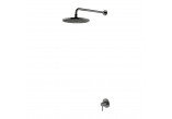 Shower system Omnires Y, concealed, 1 wyjście wody, overhead shower 25cm, grafit