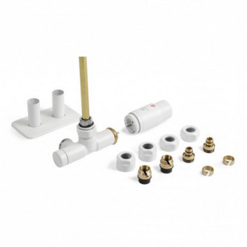 Set zintegrowany thermostatic kątowy z rurką zanurzeniową Terma, Lewy - chrome