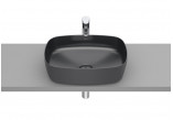 Roca Inspira Soft washbasin 50x37 cm rectangular countertop white Maxi Clean 