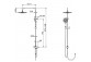 Shower system Omnires Darling chrome overhead shower 20cm, height 88-114cm- sanitbuy.pl