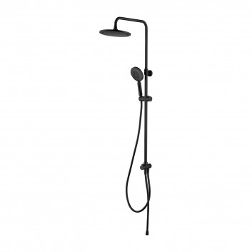 Shower system Omnires Darling chrome overhead shower 20cm, height 88-114cm- sanitbuy.pl