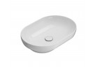 Vanity washbasin Globo T-Edge, 60x41cm, without overflow, white