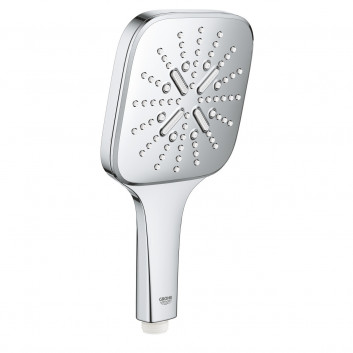 Hand shower Grohe Rainshower Smartactive 130 Cube, 3-functional, chrome